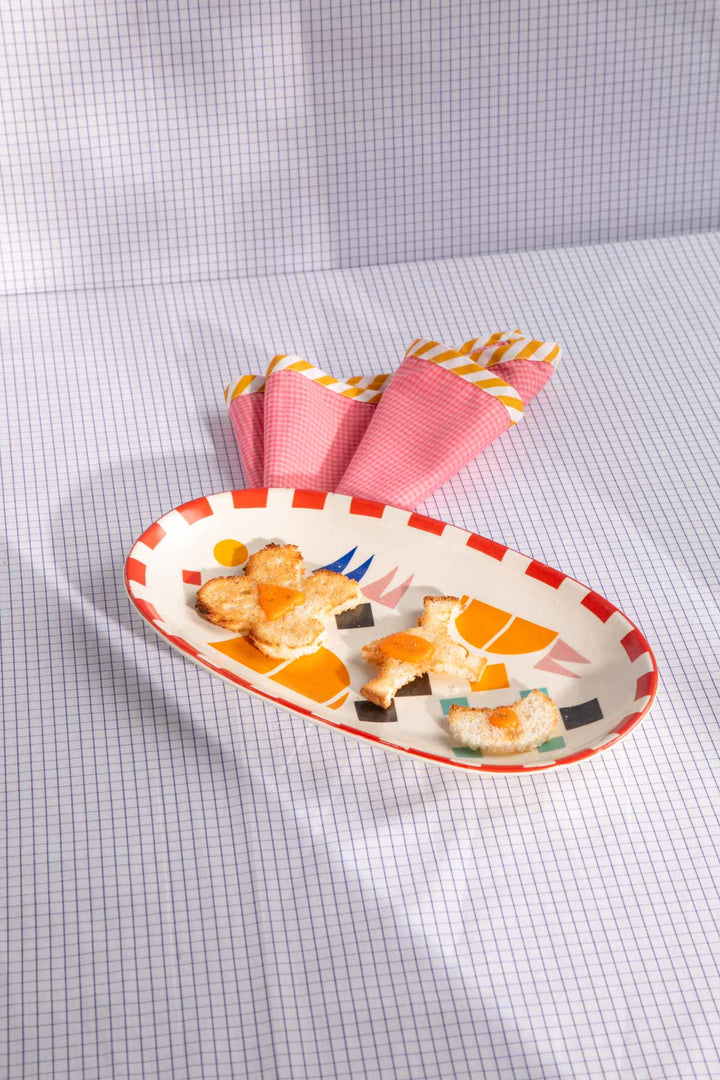 SERVING PLATTERS Circle Of Joyee Ceramic Oval Platter