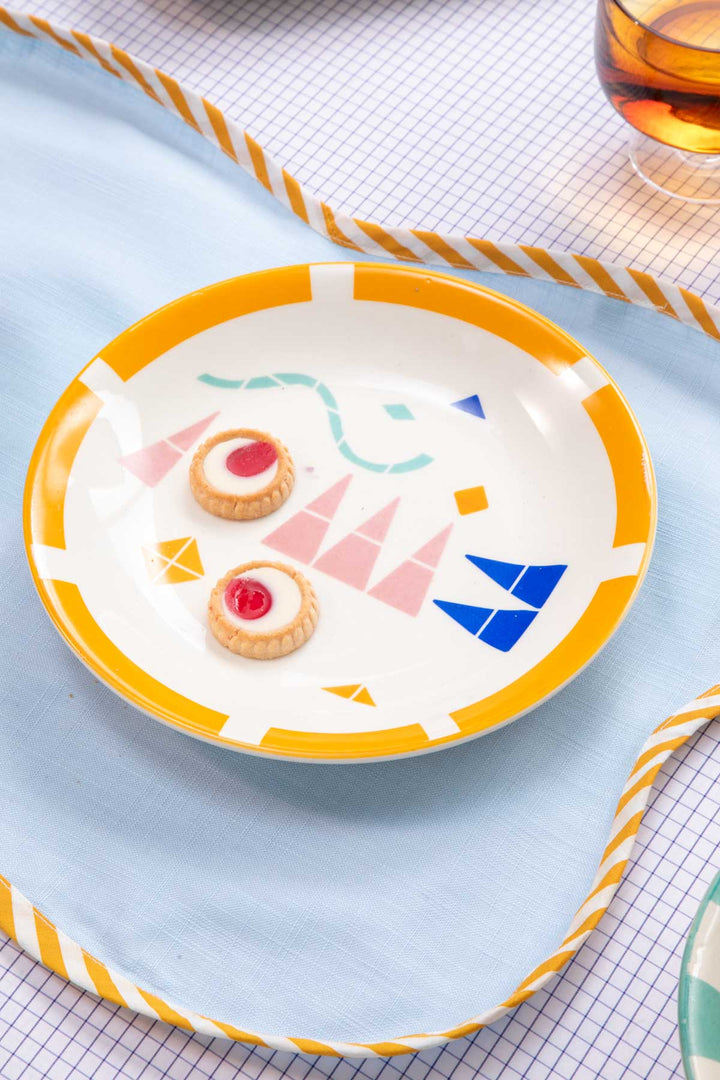SNACK PLATES Circle Of Joyee Ceramic Snack Plate