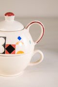 TEA TIME Circle Of Joyee Ceramic Tea Pot