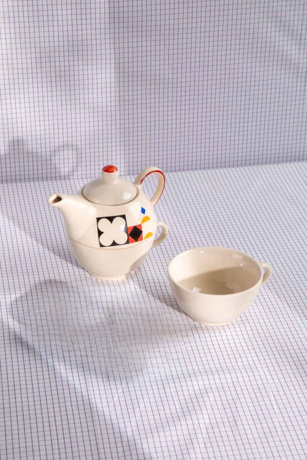 TEA TIME Circle Of Joyee Ceramic Tea Pot