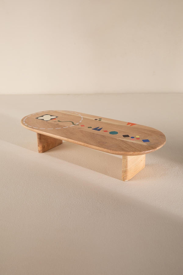 SERVING BOARDS Circle Of Joyee Long Wooden Cheese Board