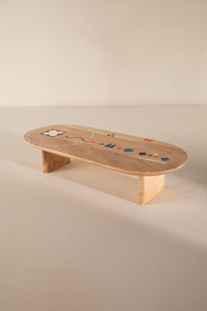 SERVING BOARDS Circle Of Joyee Long Wooden Cheese Board