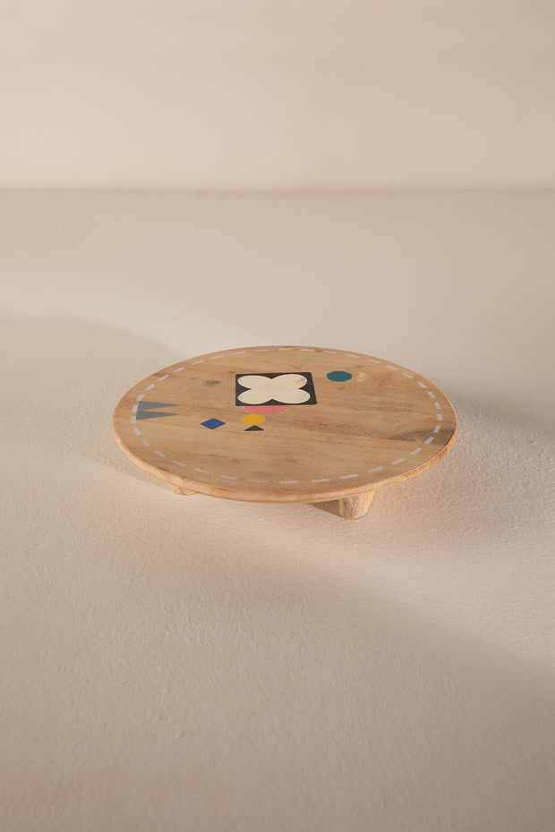 SERVING BOARDS Circle Of Joyee Round Wooden Cheese Board