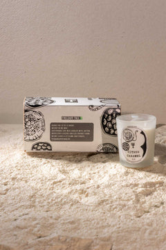 SCENTED CANDLES Citrus Caramel & Bamboo Musk Scented Candle (60 ML)