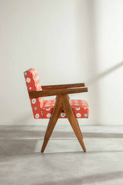 ARMCHAIRS & ACCENTS Civic Teak Wood Accent Chair