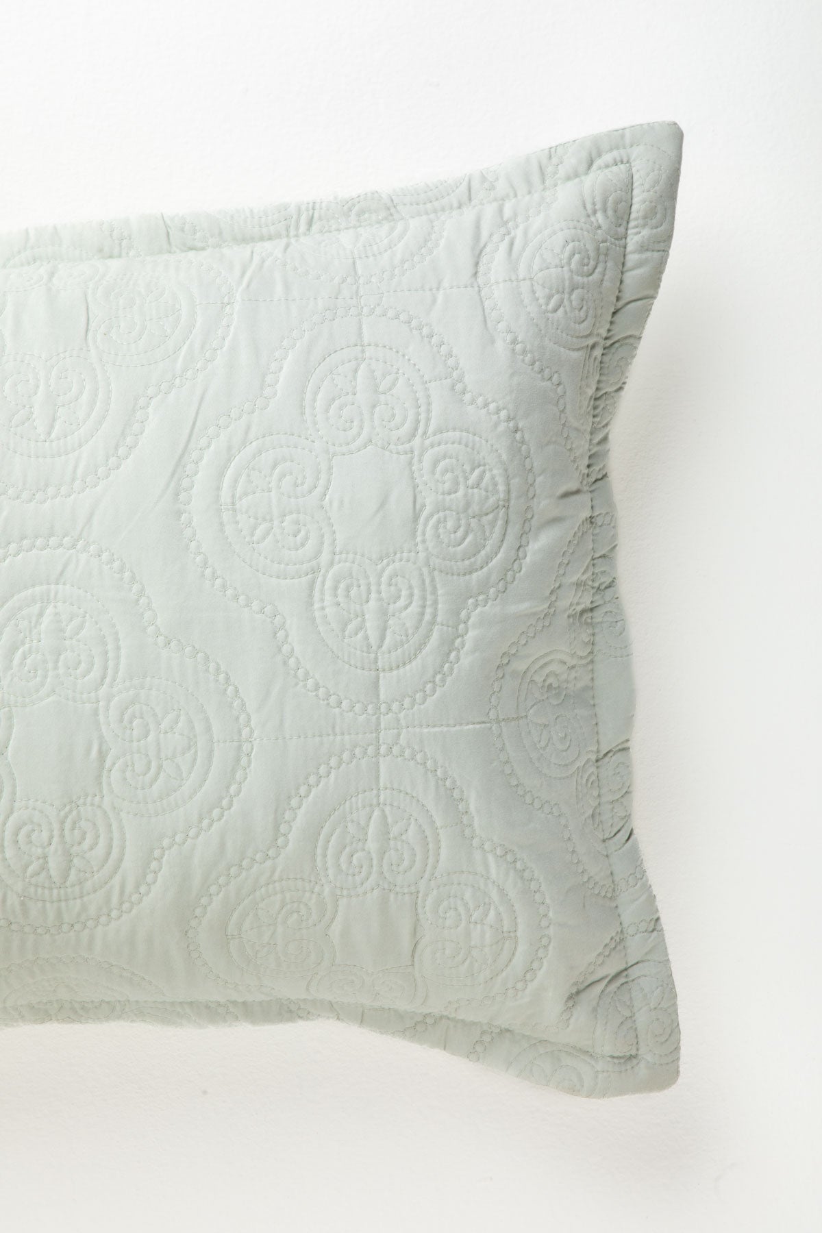 PILLOWS & SHAMS Clover Ivory Pillow Cover Set (Set of 2)