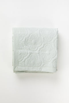 SOLID & TEXTURED BEDCOVERS Clover Ivory Quilted Bedcover