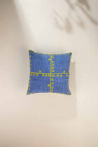 Clover Woven Moonlit Blue Cushion Cover (41 Cm X 41 Cm)