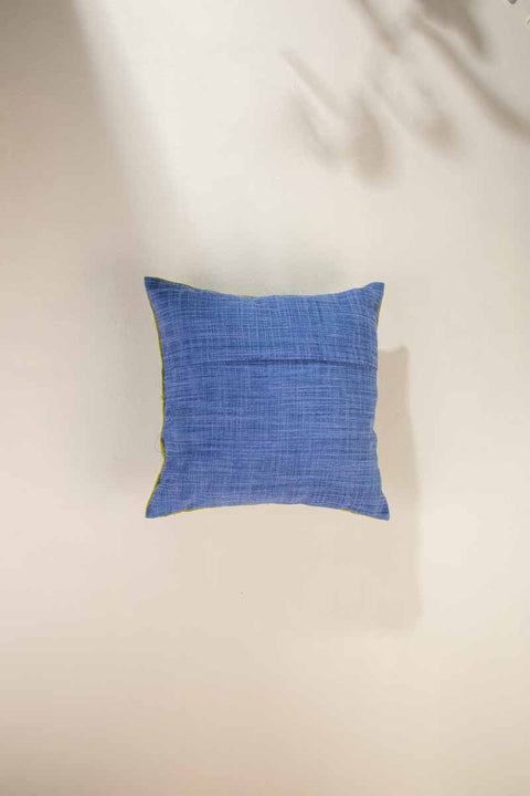 ACCENT CUSHIONS Clover Woven Moonlit Blue Cushion Cover (41 Cm X 41 Cm)