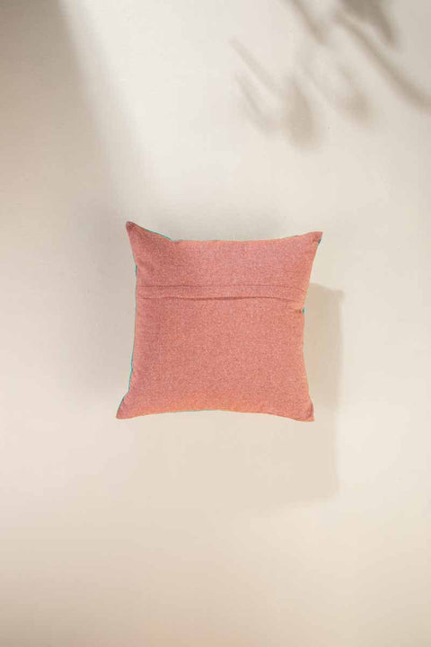 ACCENT CUSHIONS Clover Woven Passion Coral Cushion Cover (41 Cm X 41 Cm)