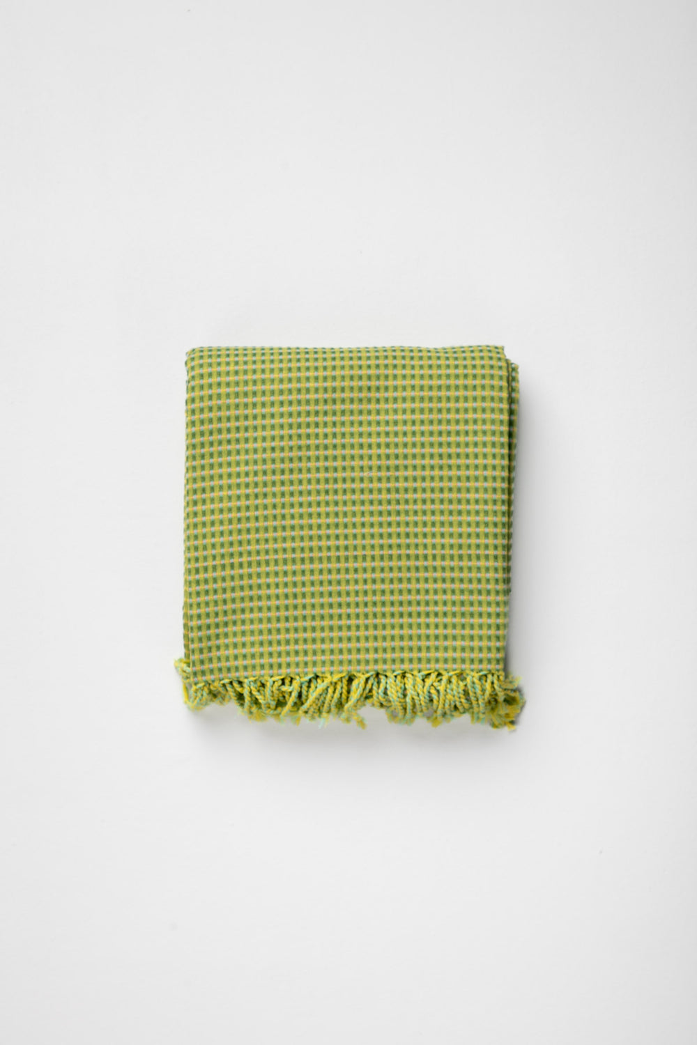 SOLID & TEXTURED BEDCOVERS Code Shadow   Recycled Cotton Bedcover (Fresh Green)