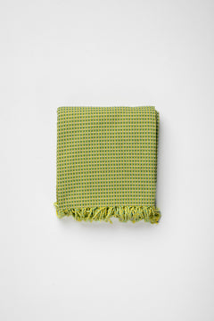 SOLID & TEXTURED BEDCOVERS Code Shadow   Recycled Cotton Bedcover (Fresh Green)