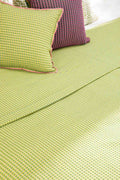 SOLID & TEXTURED BEDCOVERS Code Shadow   Recycled Cotton Bedcover (Fresh Green)