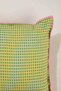 SOLID & TEXTURED CUSHIONS Code Shadow Fresh Green Cushion Cover (41 X 41 Cm)