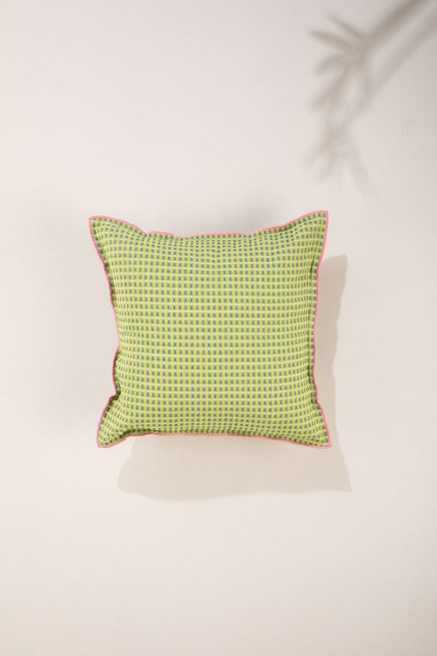 SOLID & TEXTURED CUSHIONS Code Shadow Fresh Green Cushion Cover (41 X 41 Cm)