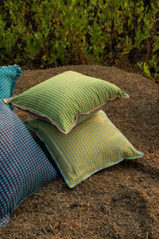 SOLID & TEXTURED CUSHIONS Code Shadow Fresh Green Cushion Cover (41 X 41 Cm)