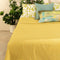 Code Shadow   Recycled Cotton Bedcover (Fresh Yellow)