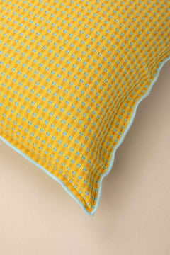 SOLID & TEXTURED CUSHIONS Code Shadow Fresh Yellow Cushion Cover (41 X 41 Cm)