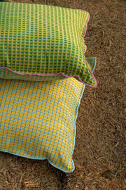 SOLID & TEXTURED CUSHIONS Code Shadow Fresh Yellow Cushion Cover (41 X 41 Cm)