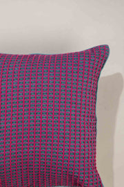 SOLID & TEXTURED CUSHIONS Code Shadow  Plum Blue Cushion Cover (46 X 46 Cm)