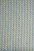 SOLID & TEXTURED BEDCOVERS Code Shadow Woven Cotton Bedcover (Grey Yellow)