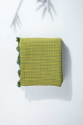 SOLID & TEXTURED BEDCOVERS Code Shadow Woven Cotton Bedcover (Lime Green)
