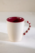 MUGS & CUPS Color Pop Red Ceramic Coffee Mug (Set of 2)