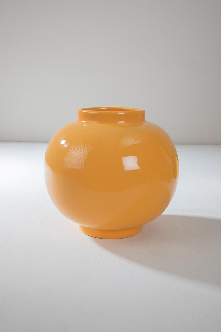 FLOWER VASES Color Pop Ceramic Vase (Mustard Yellow)