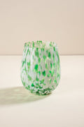 DRINKING GLASSES Confetti Mist Green Cocktail Glass (Set Of 2)