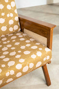 ARMCHAIRS & ACCENTS Conoor  Teak Wood And Wicker Accent Chair