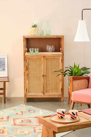 CABINETS Coonoor Bar Cabinet (Natural)