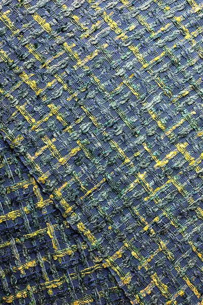 UPHOLSTERY FABRIC SWATCH Water Depth Tweed Green/Blue Upholstery Fabric Swatch