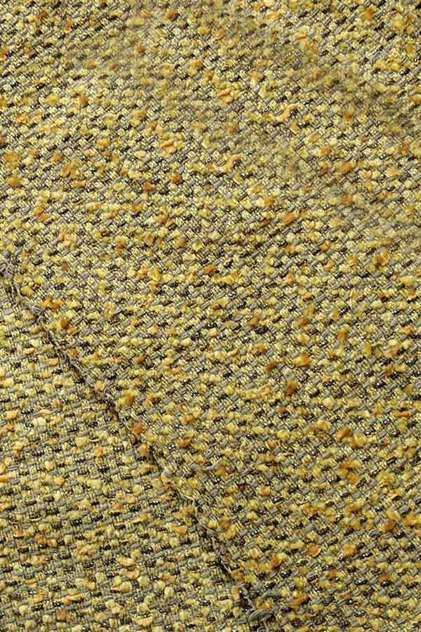 UPHOLSTERY FABRIC SWATCH City Lights Tweed Upholstery (Yellow) Swatch