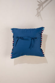 PRINT & PATTERN CUSHIONS Cotton Flower Coral Sky Cushion Cover (46 X 46 Cm)