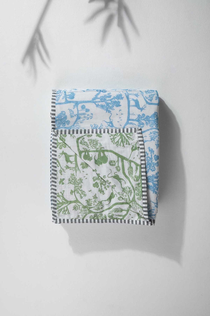 PRINT & PATTERN DOHARS Creatures Of Canopy Dohar