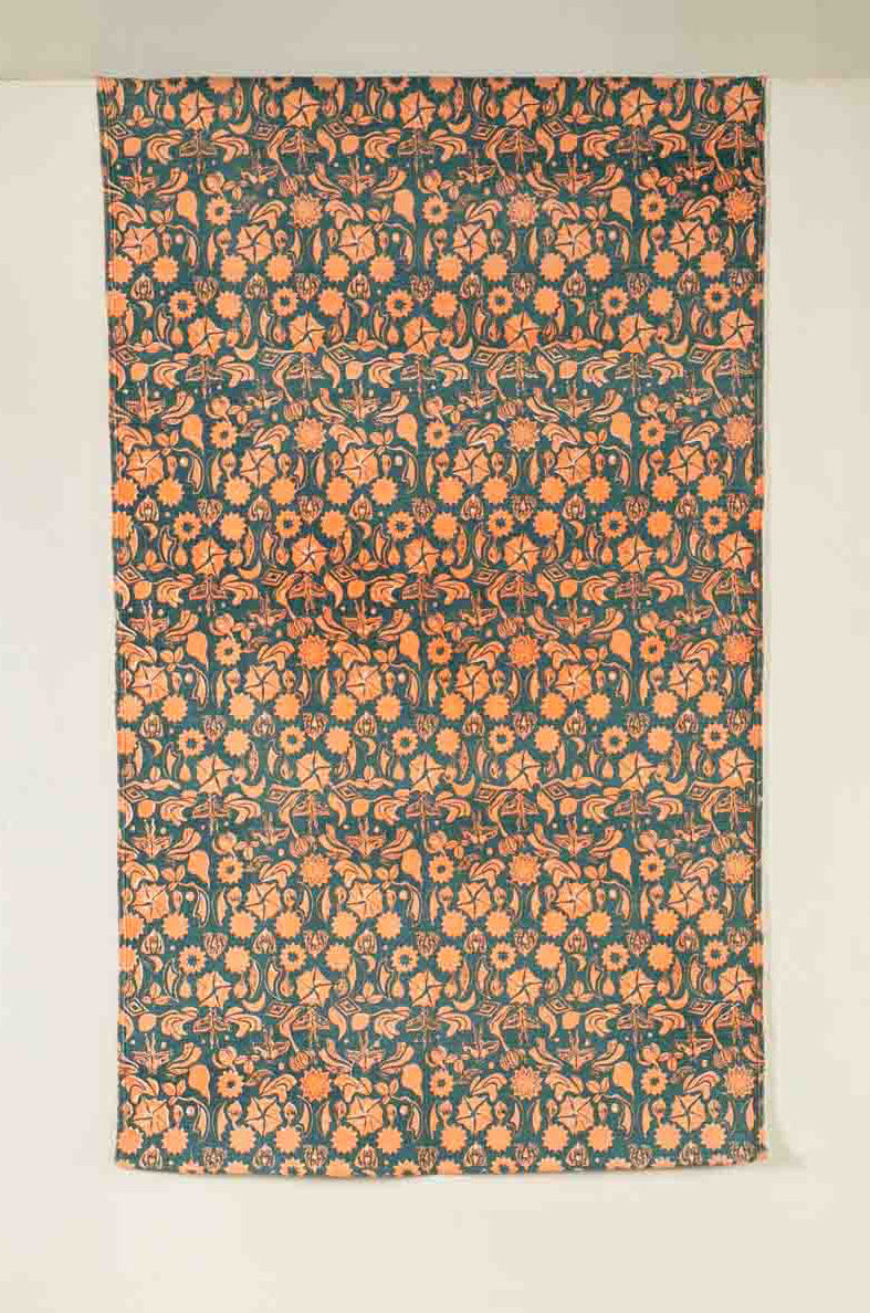 PRINT & PATTERN RUGS Creatures Of The Night Printed Rug (Blue Coral)