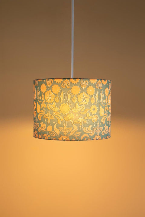 PENDANT LAMPS Creatures Of The Night Large Drum Pendant (Blue Coral)