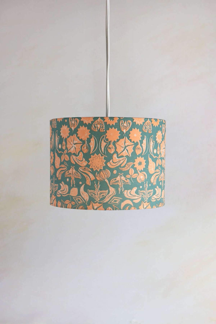 PENDANT LAMPS Creatures Of The Night Large Drum Pendant (Blue Coral)