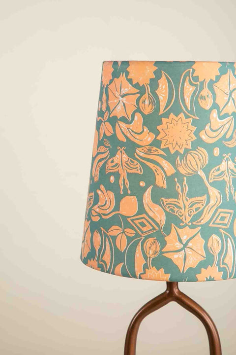 LAMPSHADES Creatures Of The Night Small Taper Lampshade (Blue Coral)