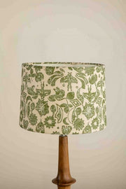LAMPSHADES Creatures Of The Night Medium Taper Drum Lampshade (Leaf Green)