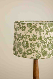 LAMPSHADES Creatures Of The Night Medium Drum Lampshade (Leaf Green)