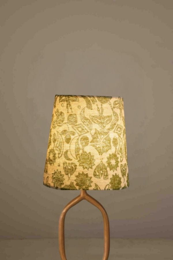 Creatures Of The Night Tiny Taper Lampshade (Leaf Green)
