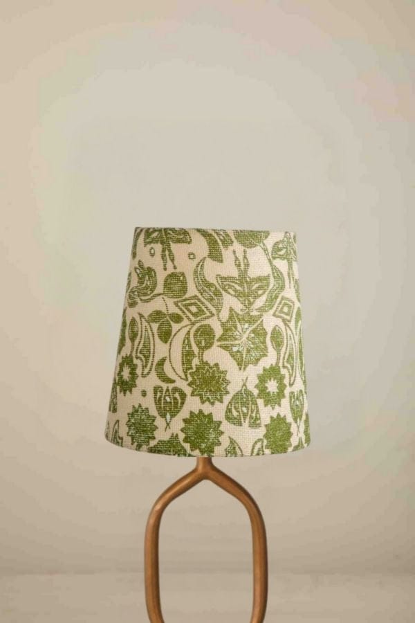 LAMPSHADES Creatures Of The Night Tiny Taper Lampshade (Leaf Green)
