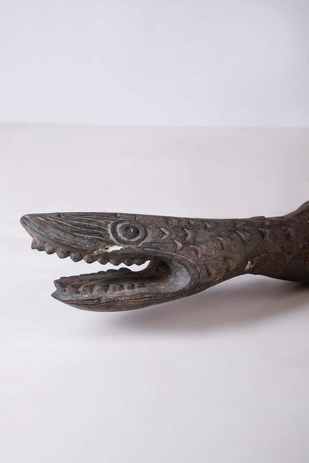 FIGURINES Crocodile Reclaimed Wood Sculpture