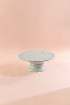 Cutwork Mint Cake Stand