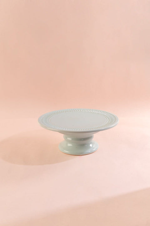 CAKE STANDS Cutwork Mint Cake Stand