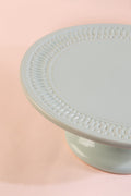 CAKE STANDS Cutwork Mint Cake Stand