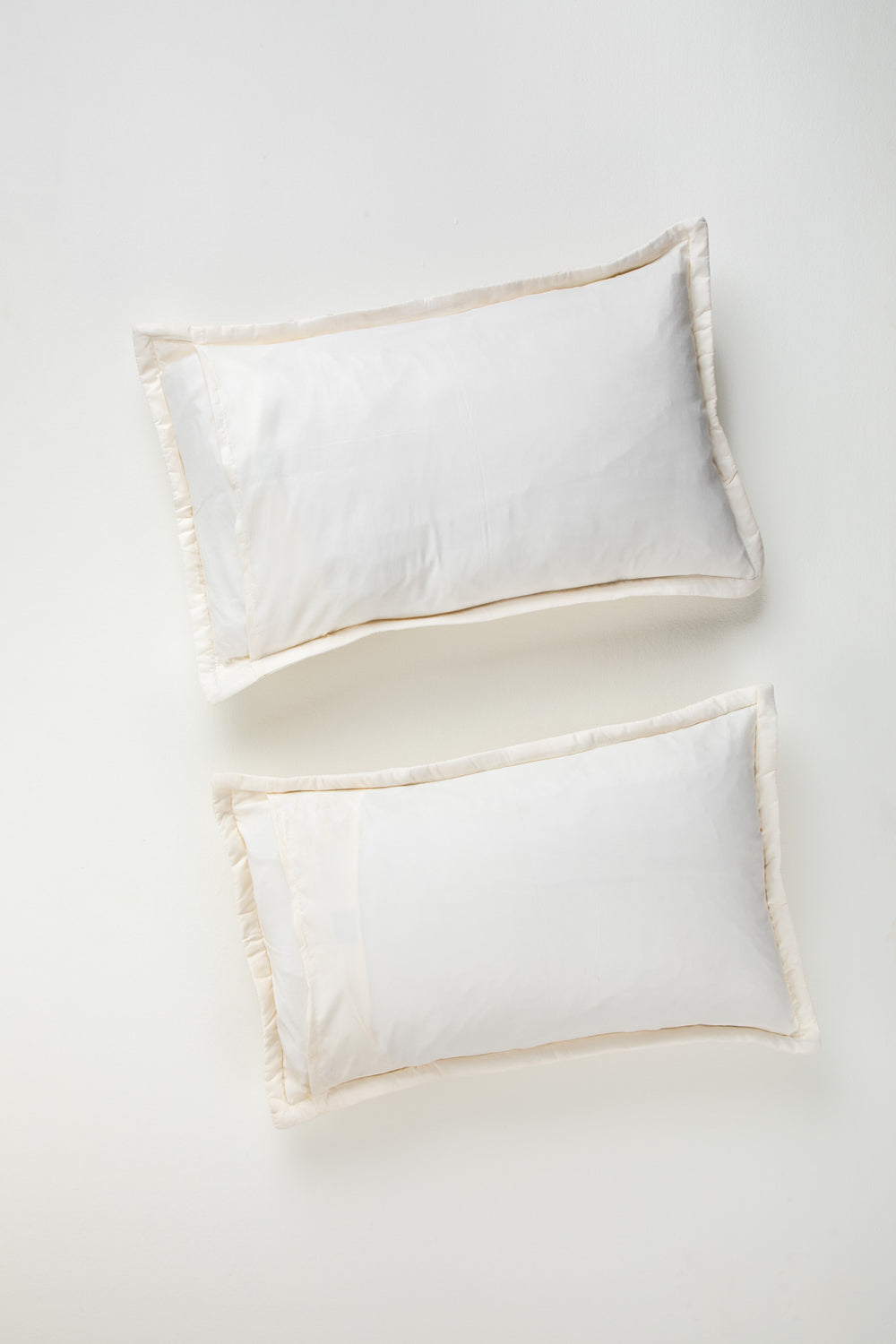PILLOWS & SHAMS Daisy Field Ecru Pillow Cover Set (Set of 2)