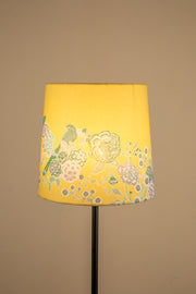 LAMPSHADES Damask Birds Medium Taper Lampshade (Butter Yellow)