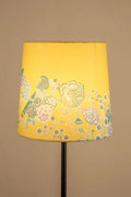 LAMPSHADES Damask Birds Medium Taper Lampshade (Butter Yellow)